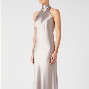 galvan silver gown
